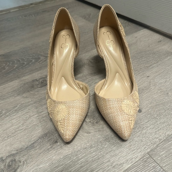 Jessica Simpson Shoes - Jessica Simpson Raffia Heel